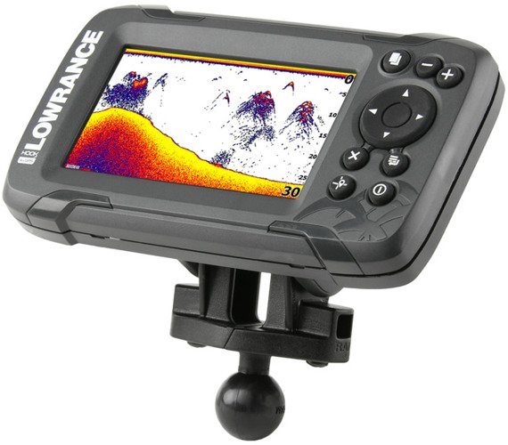 Adapter montażowy z głowicą obrotową o średnicy 1” do echosondy Lowrance serii Hook².