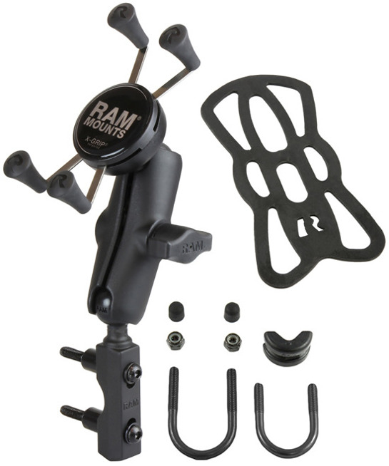 RAM Mount Uchwyt X-Grip™ montowany do ramy kierownicy lub do podstawy hamulca / sprzęgła w motocyklu do Samsung Galaxy A5