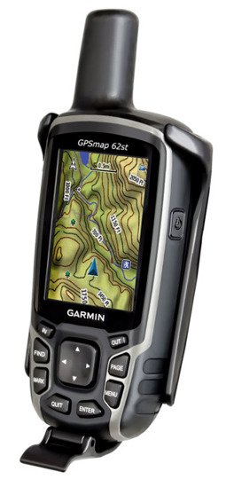 Uchwyt do Garmin GPSMAP seria 62, GPSMAP seria 64 & Astro 320 z podstawą do montażu na ramę