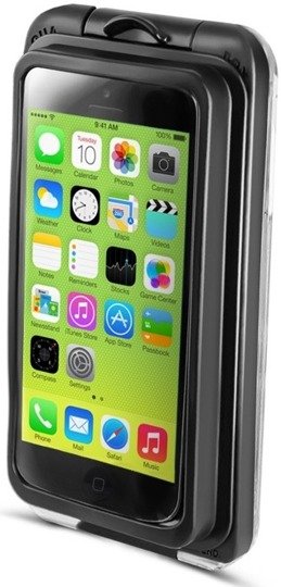 Uchwyt z wodoszczelnym futerałem AQUA BOX™ Pro 20 i5 do iPhone 5, 5c & 5s bez etui montowany w trzon widelca w motocyklu